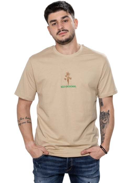 Only & Sons Landon Life Reg Flower T-Shirt 22028152 – White Peper - L