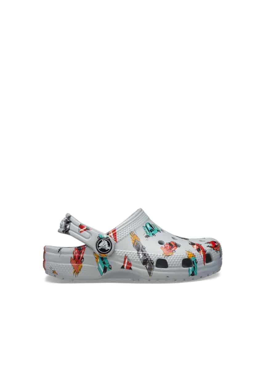 Crocs Classic Race Cars Graphic Clog T 210992-1NN - Mirage Multi