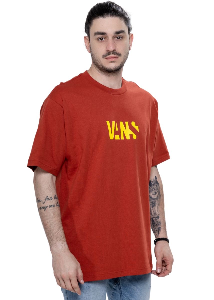 Vans Sombra Loose T-Shirt VN000Q23E2Z1 – Red Ochre