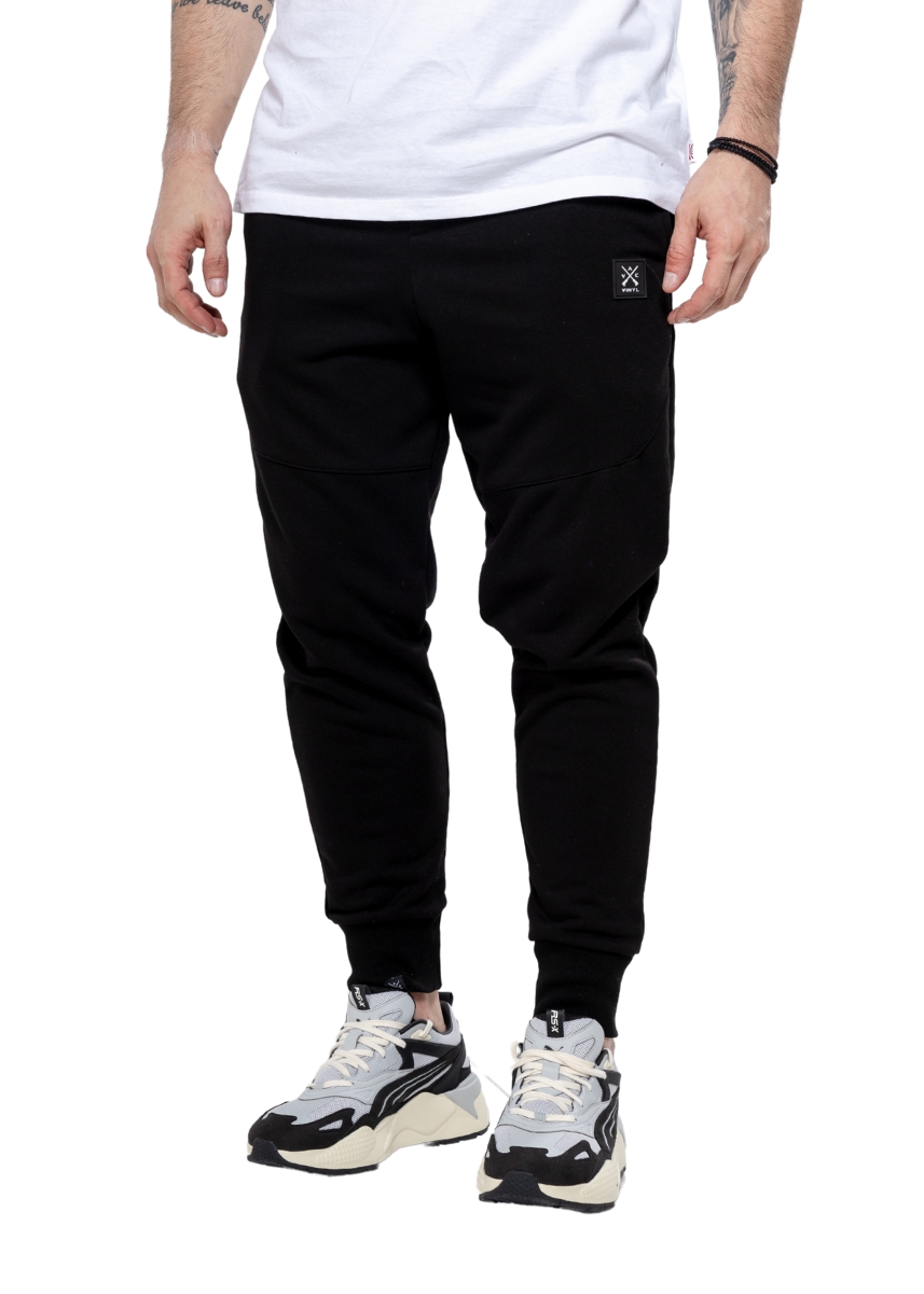 Vinyl Clothing Παντελόνι Φόρμας 07715-01 – Black