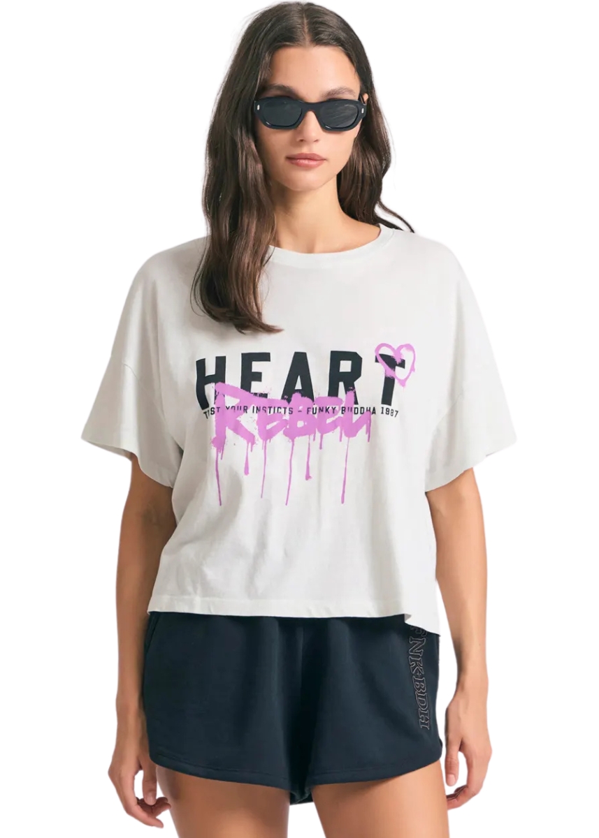 Funky Buddha T-Shirt FBL011-136-04 – Mist