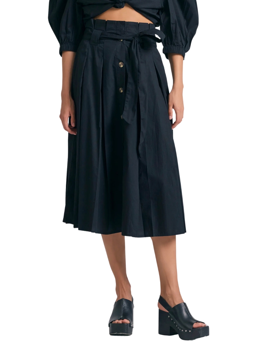 Funky Buddha Φούστα FBL011-101-14 – Black