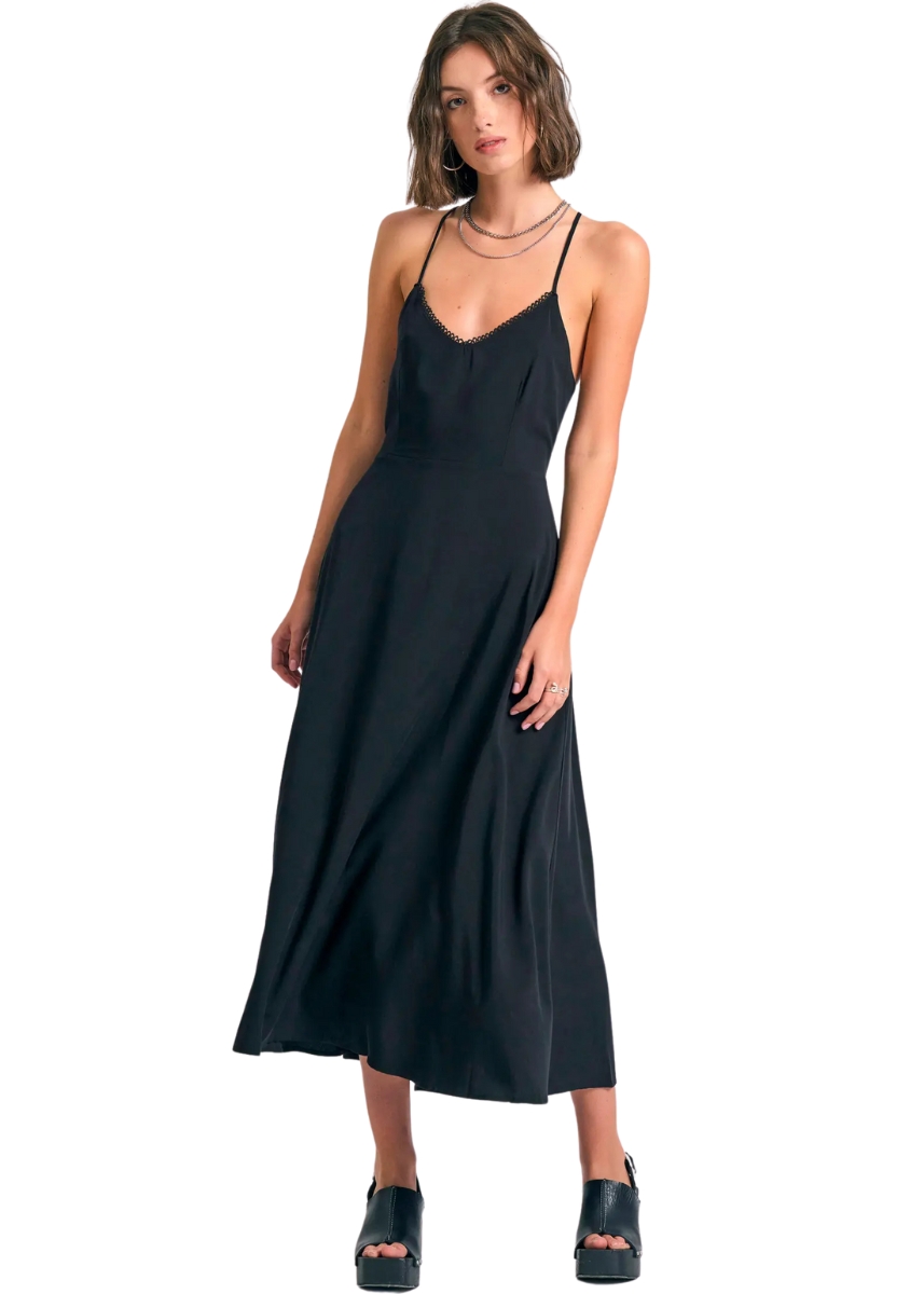 Funky Buddha Φόρεμα FBL011-116-13 – Black
