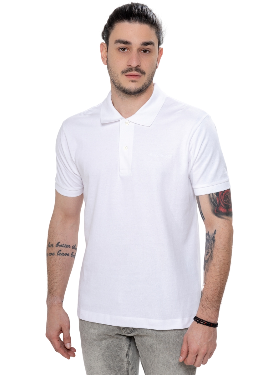 Guess Jeans Μπλούζα Polo M4BP29KCJV1-G011 - White
