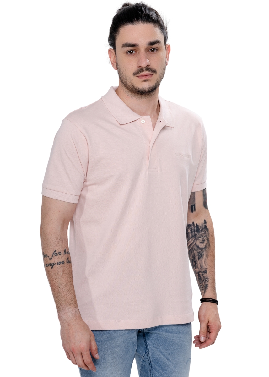 Guess Jeans Μπλούζα Polo M4BP29KCJV1-G6R4 - Pink