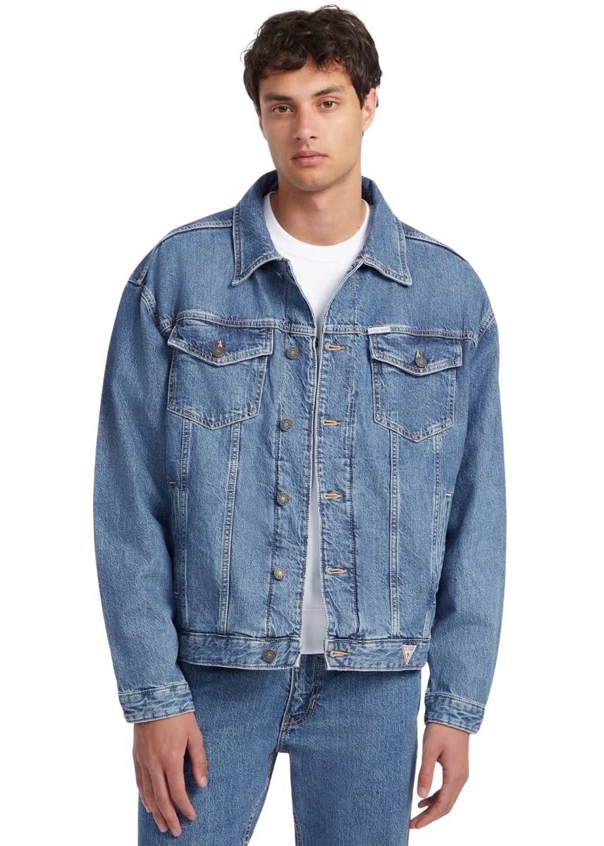 Guess Jeans Μπουφάν Denim M4YN38D5DO2-GAM1 - Blue