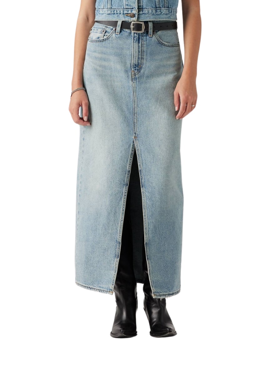 Levi's® Ankle Column Φούστα Τζιν A7512-0000 – Blue