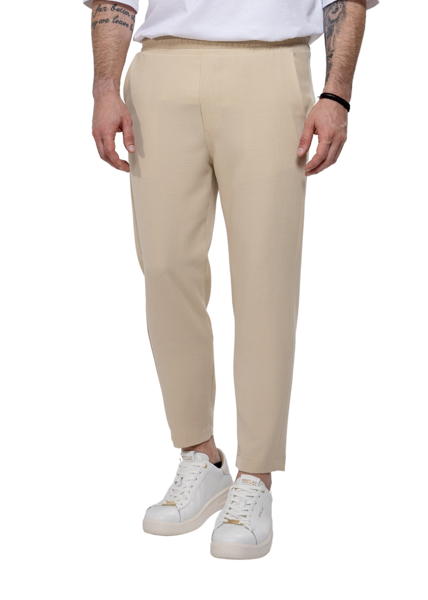 Twin Black Παντελόνι 03-069F – Beige