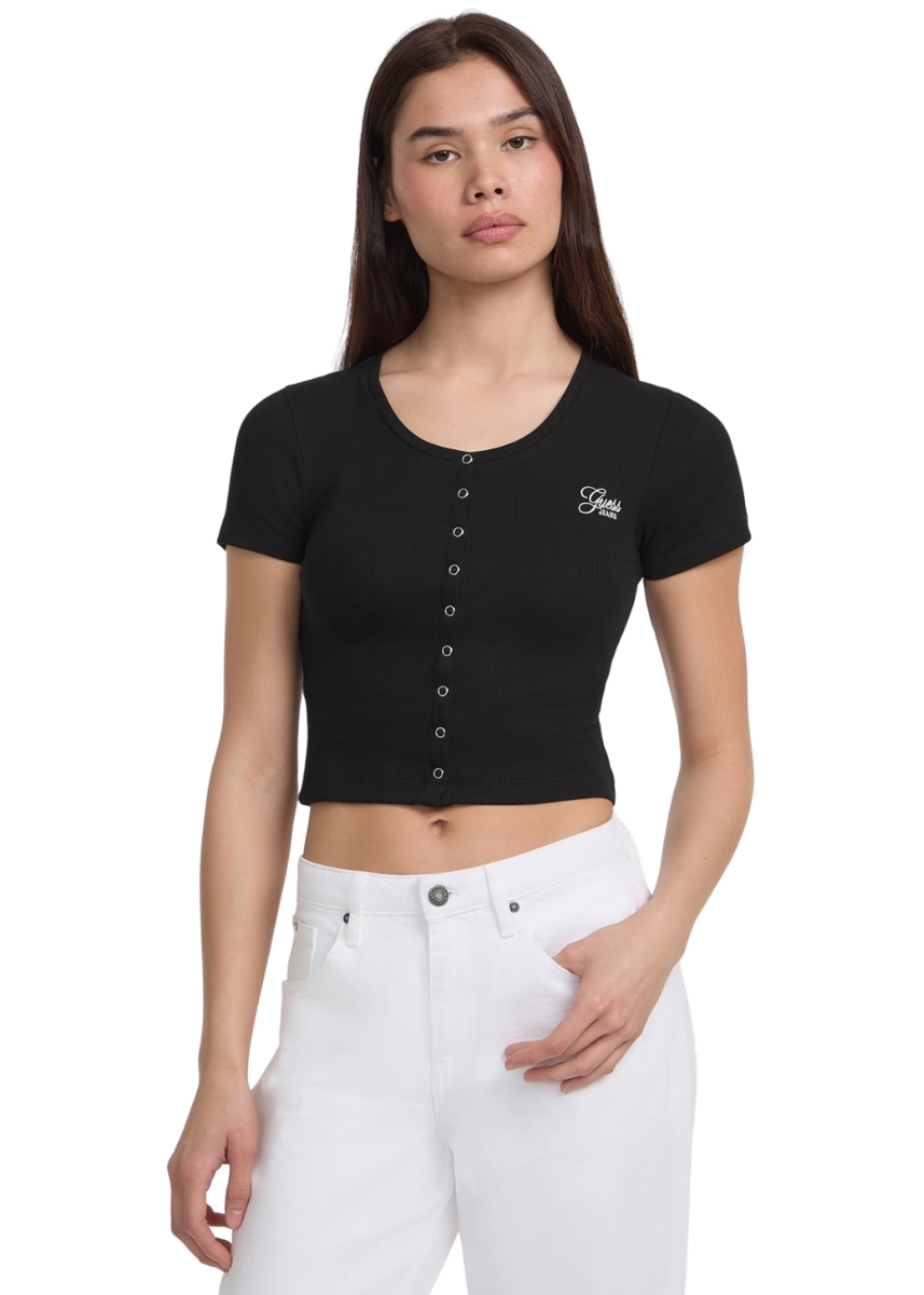 Guess Jeans Top W5GP27KA0H1-JBLK - Black