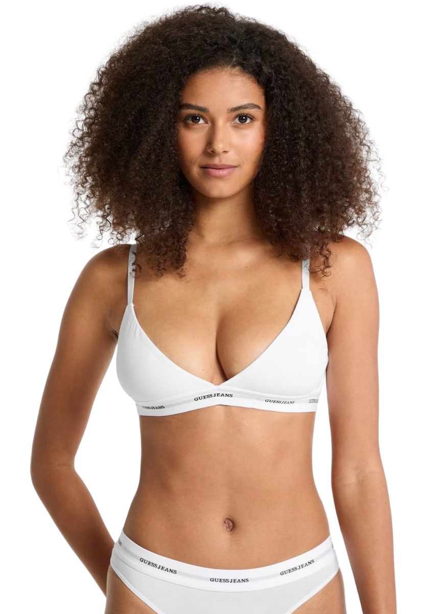 Guess Jeans Triangle Bralette W4BZ32KBBU1-G011 - White