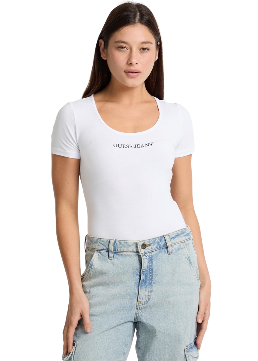 Guess Jeans Κορμάκι W5GP25J1314-G011 - White