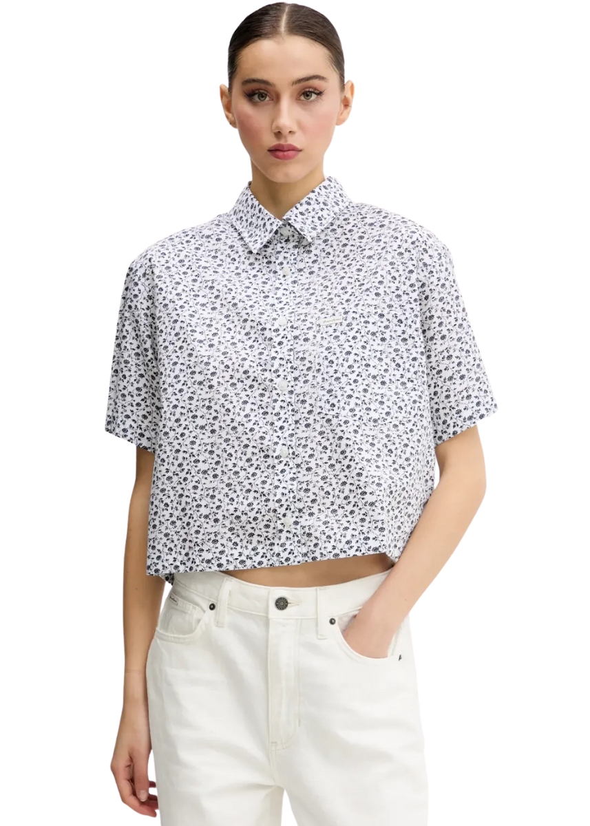 Guess Jeans Πουκάμισο W5GH98WH8R1-P7XK - White