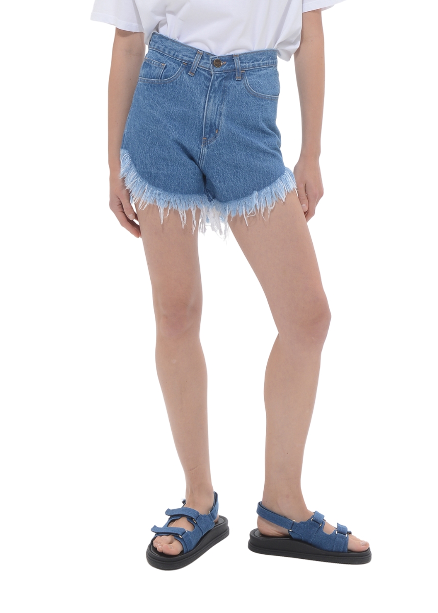 Sac & Co Tulum Denim Shorts 150/25MB – Mid Blue