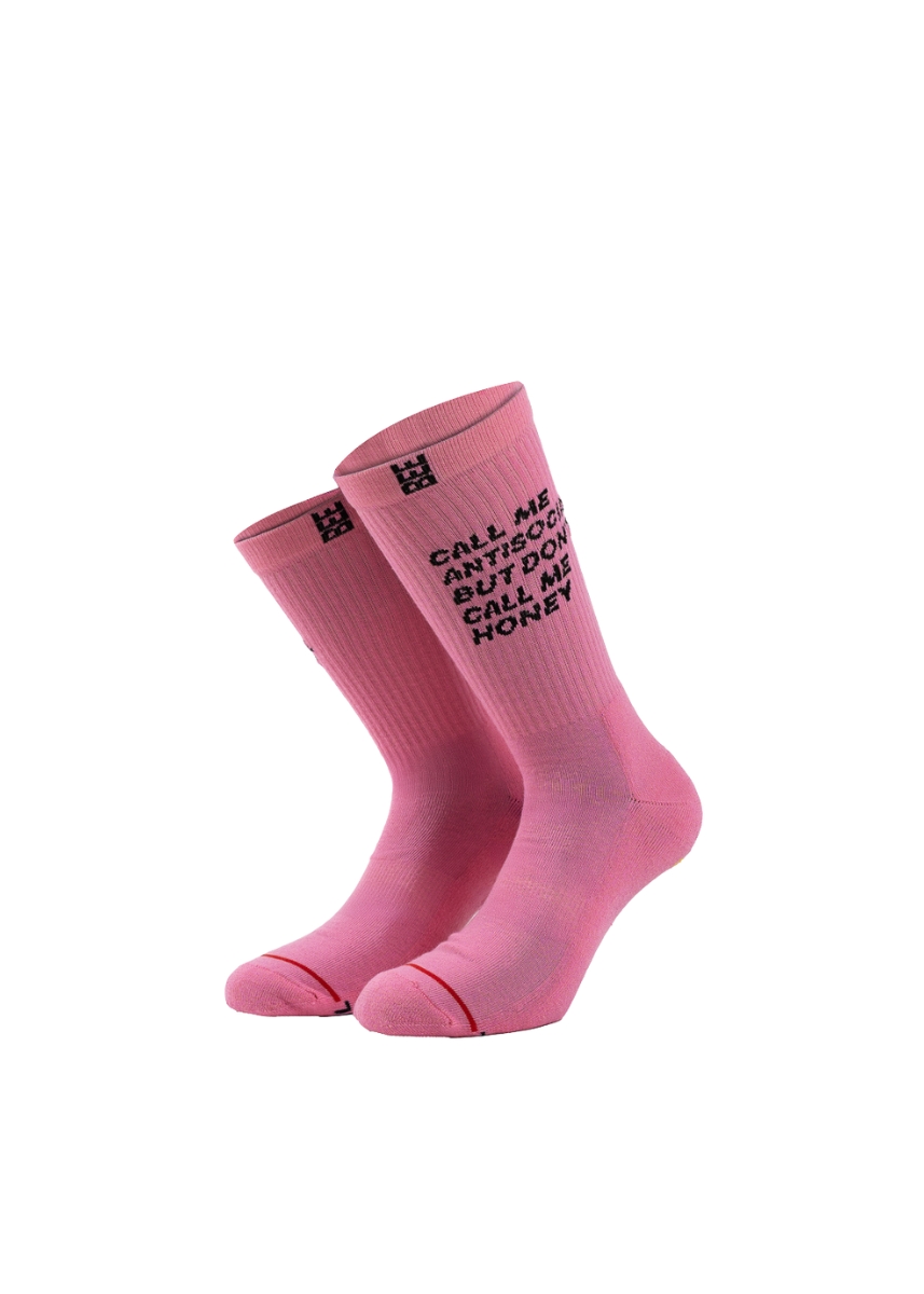 Bee Unusual ''Antisocial'' Κάλτσες AS-252915 - Pink