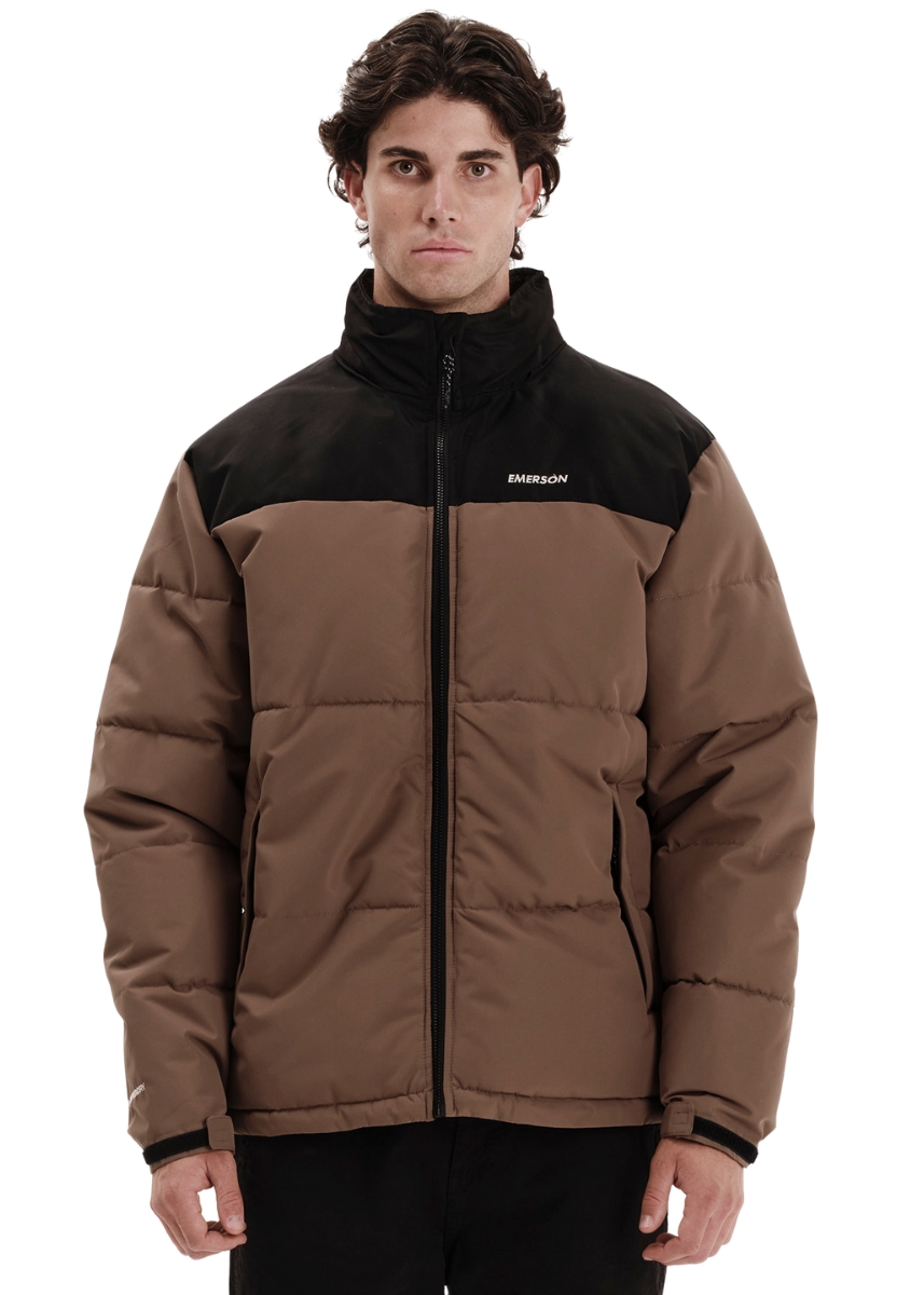 Emerson Μπουφάν 252.EM10.79 – Light Brown / Black