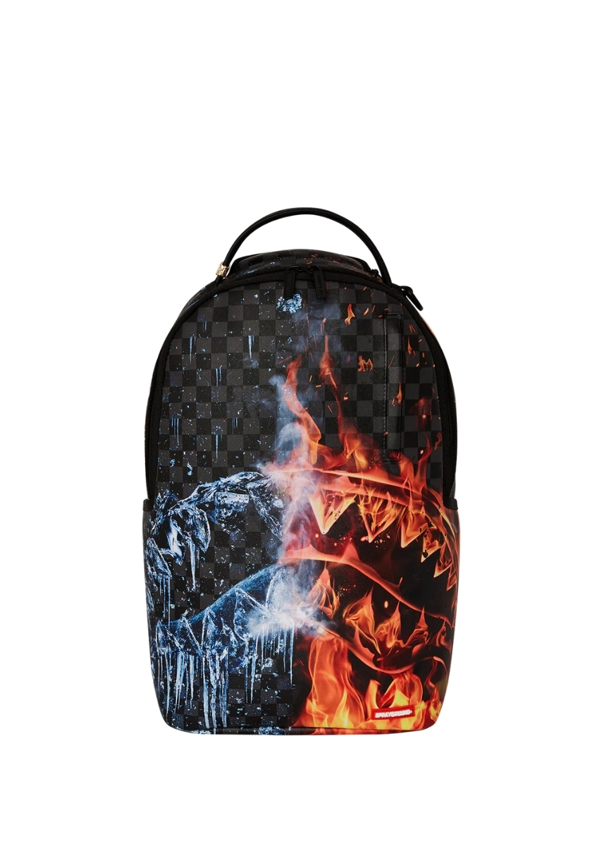 Sprayground® Fire & Ice Shark Dlxsv Backpack B6753 - Multi