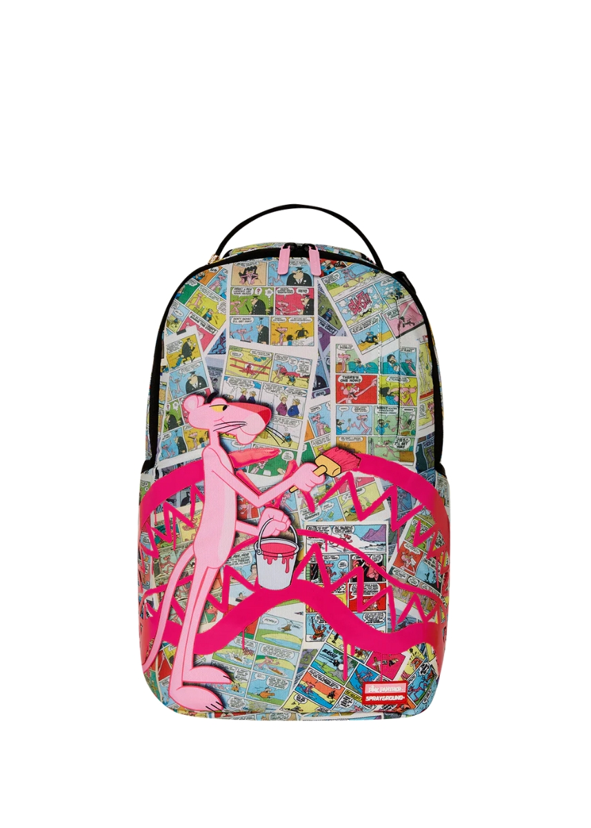 Sprayground® Pink Painting Sharkmouth Dlxr Backpack B7414 - Multi