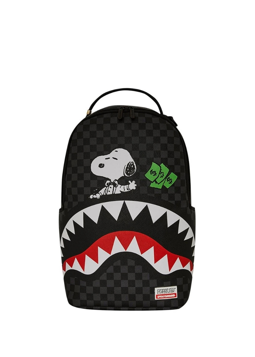 Sprayground® Snoopy Top Shark Money Dlxsv Backpack B7741 - Black