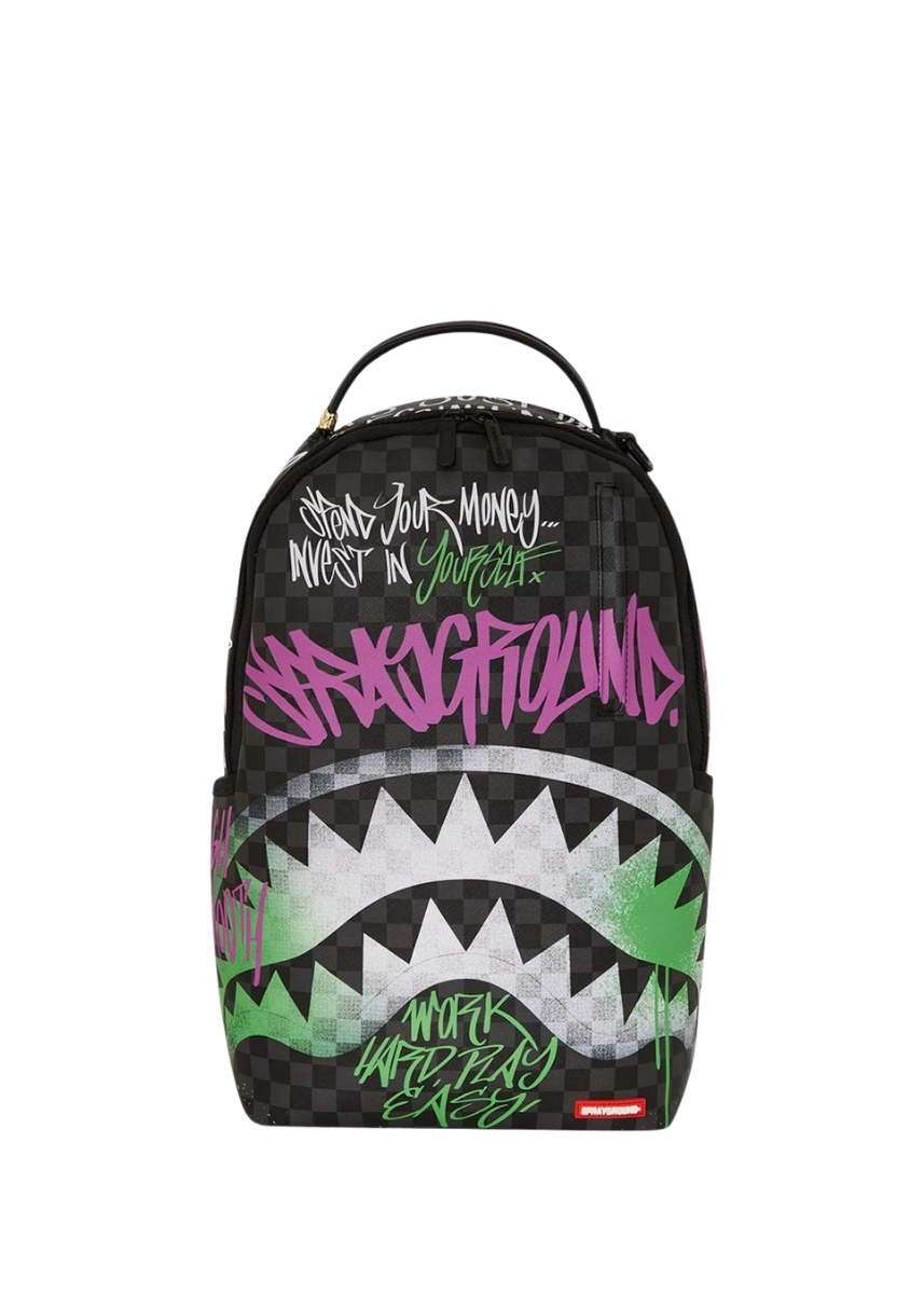 Sprayground® Spray Poetry New Version Dlxsv Backpack B7783 - Black