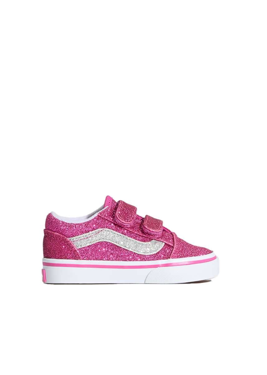 Vans Old Skool V Glitter Sneakers VN000CTGYLZ1 – Raspberry Rose