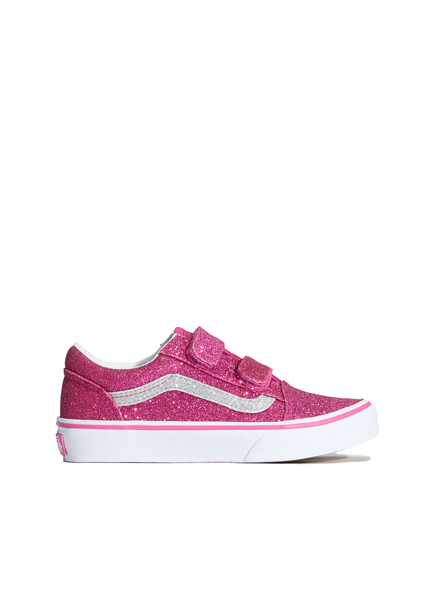 Vans Old Skool V Glitter Sneakers VN000CYAYLZ1 – Raspberry Rose