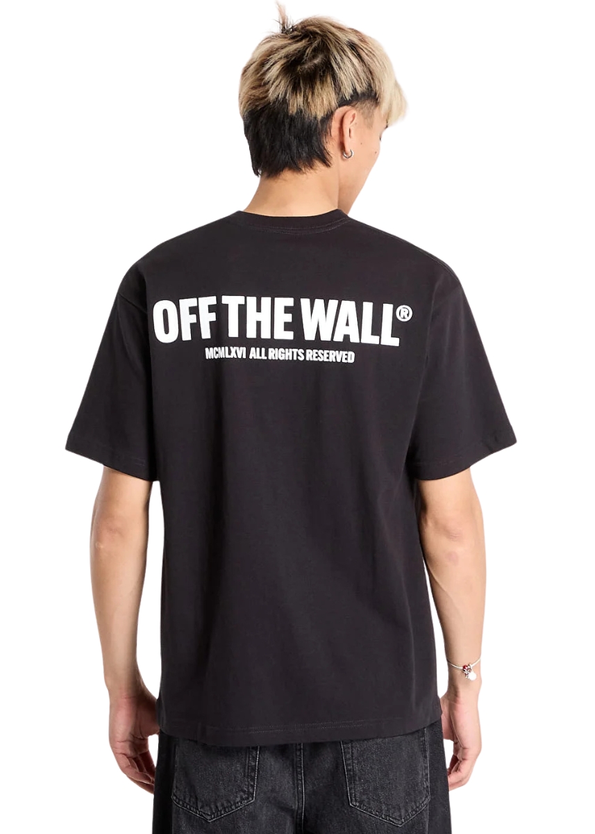 Vans Original Standards Statement T-Shirt VN000PF7Y281 – Black / White