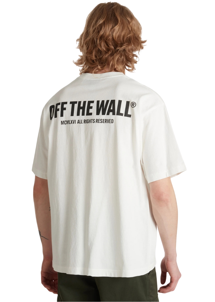 Vans Original Standards Statement T-Shirt VN000PF7YB21 – White / Black