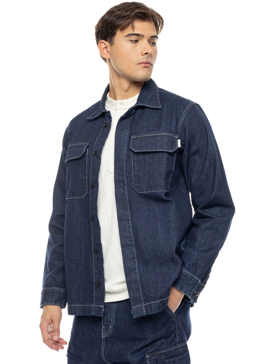 Cover Denim Overshirt L0060-31 – Blue
