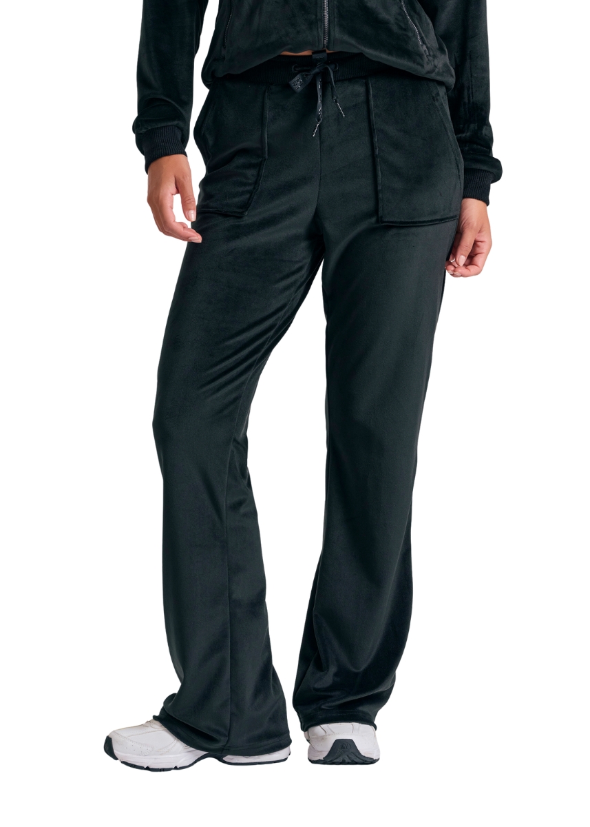 Funky Buddha Βελουτέ Παντελόνι Φόρμας FBL012-100-02 – Black