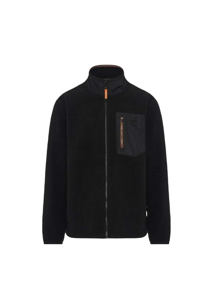Funky Buddha Ζακέτα Fleece FBM012-054-06 – Black