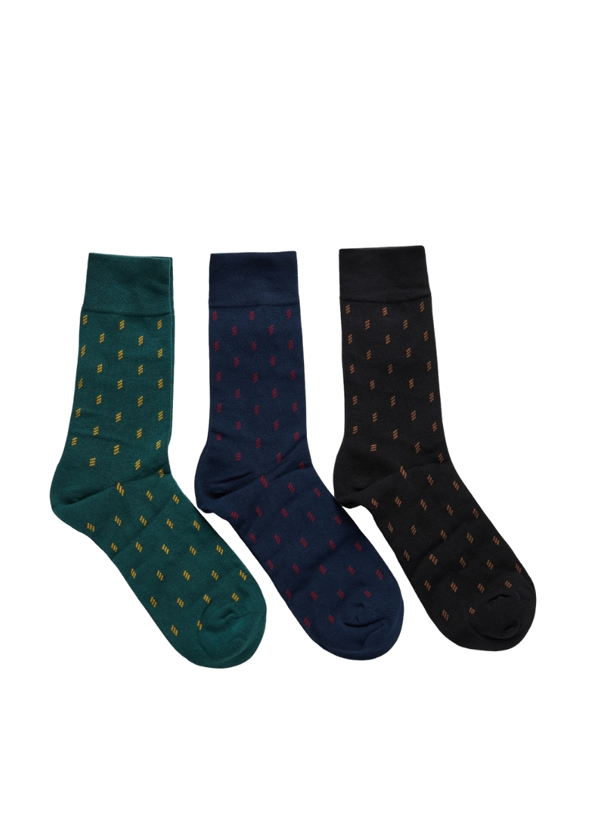 Funky Buddha Κάλτσες (3 Pack) FBM012-066-10 – Multi
