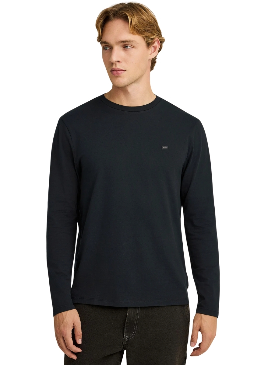Funky Buddha Μακρυμάνικη Μπλούζα FBM012-001-07 – Black
