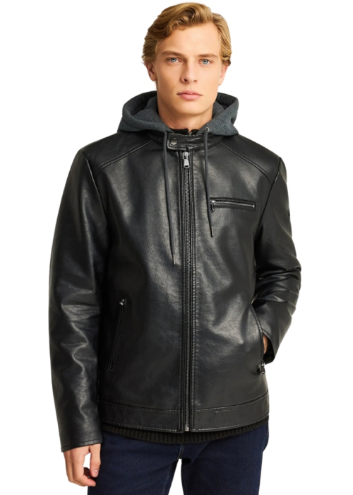 Funky Buddha Μπουφάν FBM012-063-01 – Black - XXL