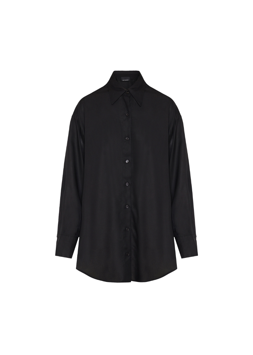 Funky Buddha Πουκάμισο FBL012-101-05 – Black