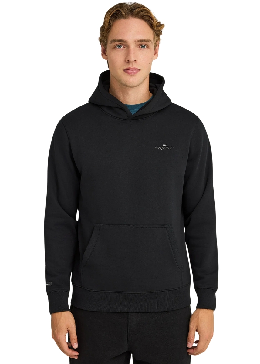 Funky Buddha Φούτερ FBM012-002-06 – Black