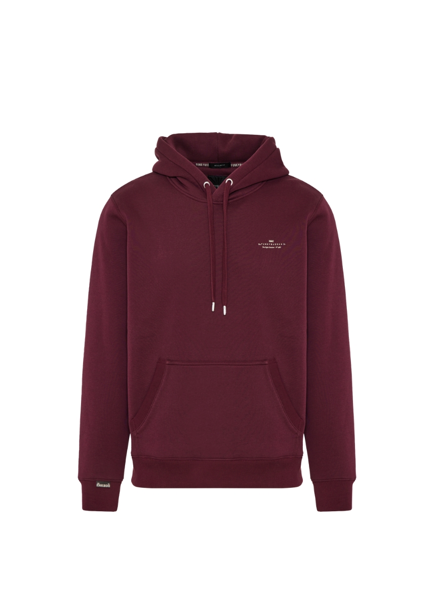 Funky Buddha Φούτερ FBM012-002-06 – Merlot