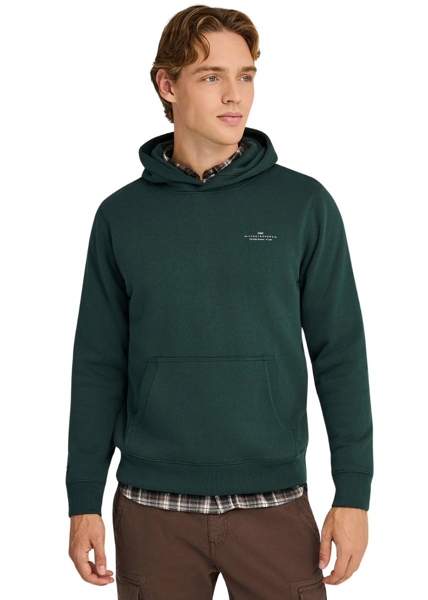 Funky Buddha Φούτερ FBM012-002-06 – Pine Green