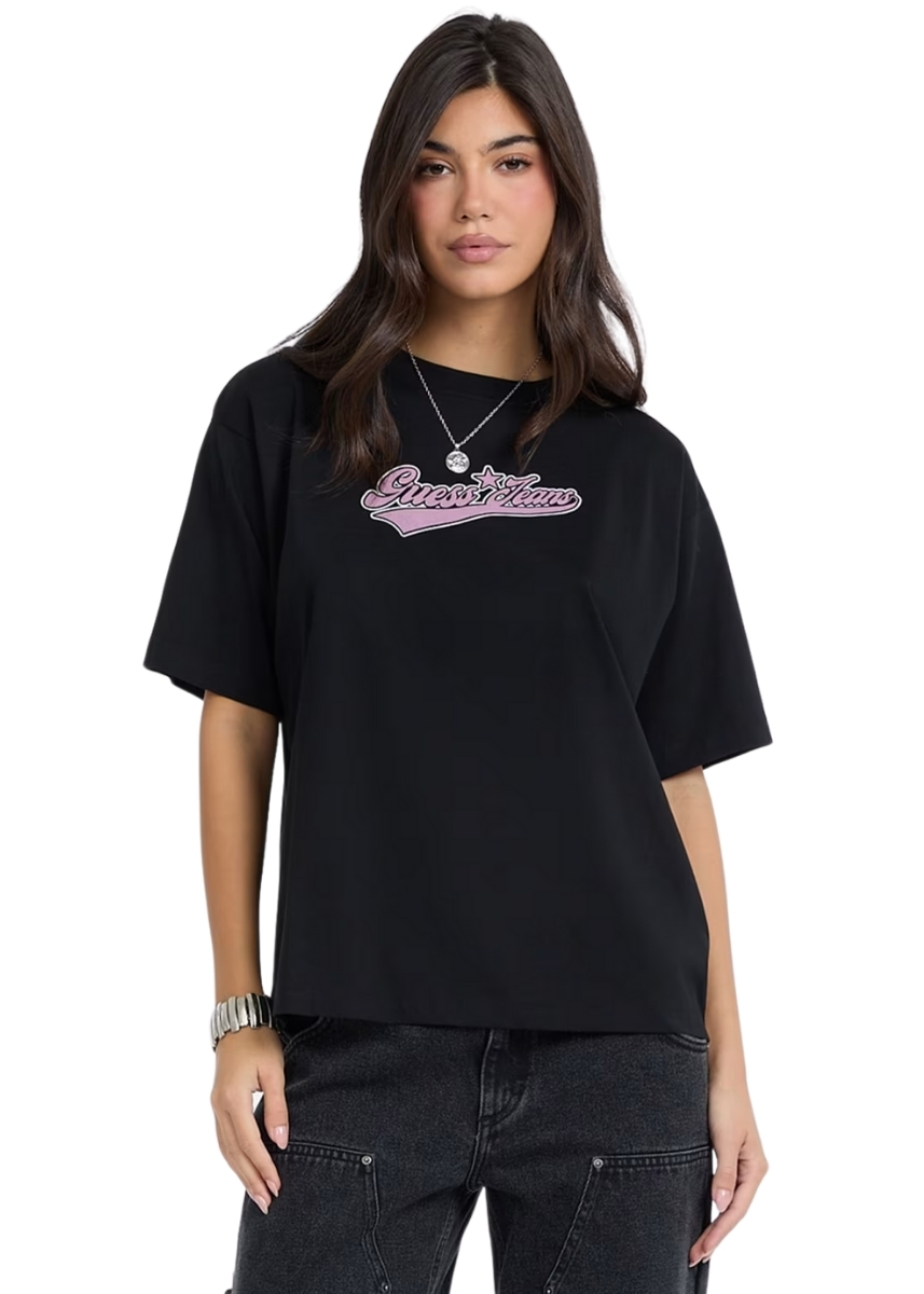 Guess Jeans T-Shirt W5BI31K8HM0-JBLK - Black