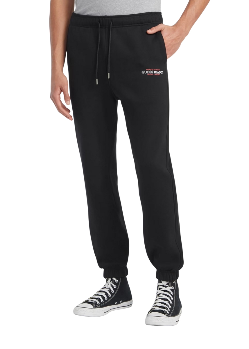 Guess Jeans Παντελόνι Φόρμας M4YB18K9V31-JBLK - Black