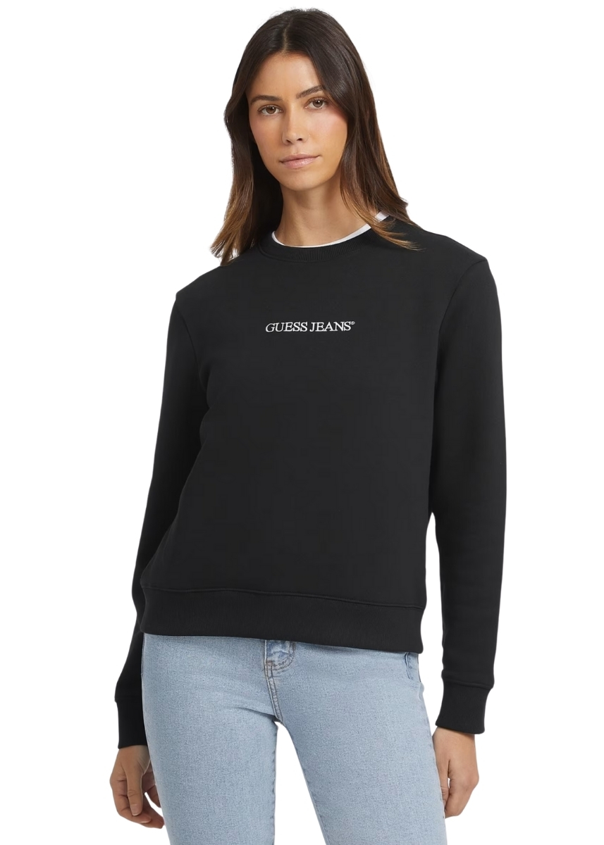 Guess Jeans Φούτερ W4YQ10KC811-JBLK - Black