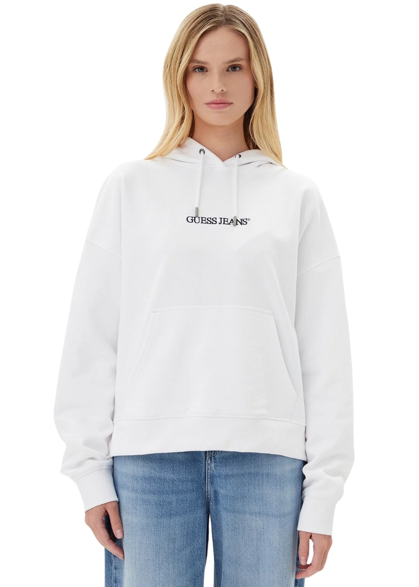 Guess Jeans Φούτερ W5RQ27K68I4-G011 - White