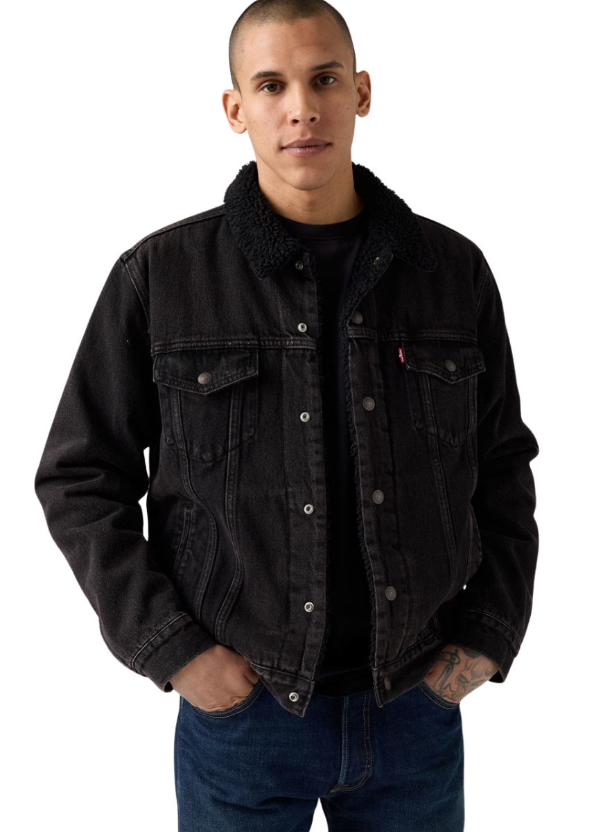 Levi's® Type III Sherpa Denim Jacket 16365-0291 – Black