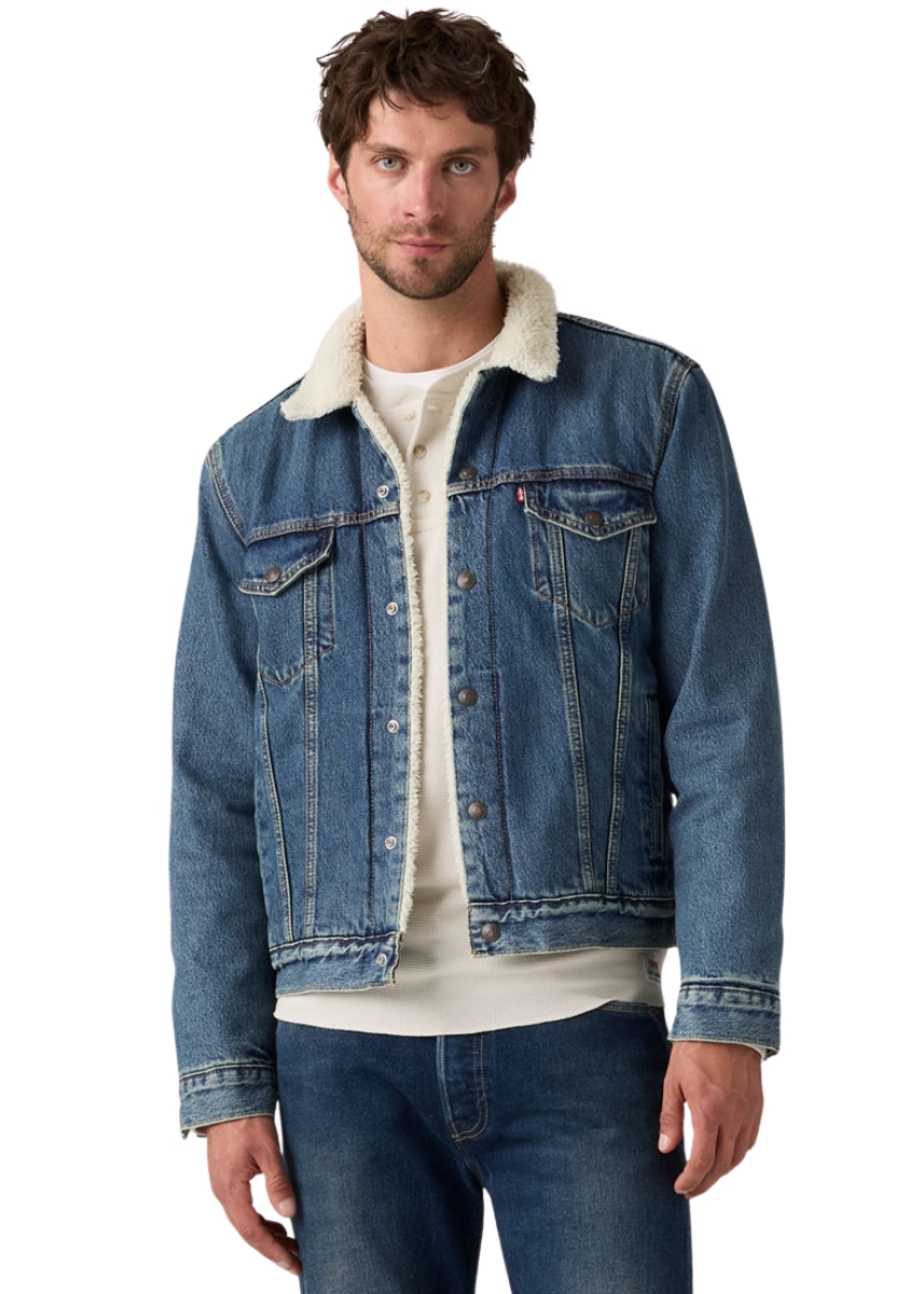 Levi's® Type III Sherpa Denim Jacket 16365-0292 – Blue