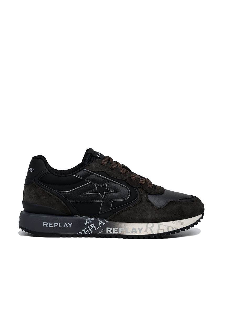 Replay Fiber M Vanish Sneakers GMS9I.000.C0008L-0018 – Dk Brown