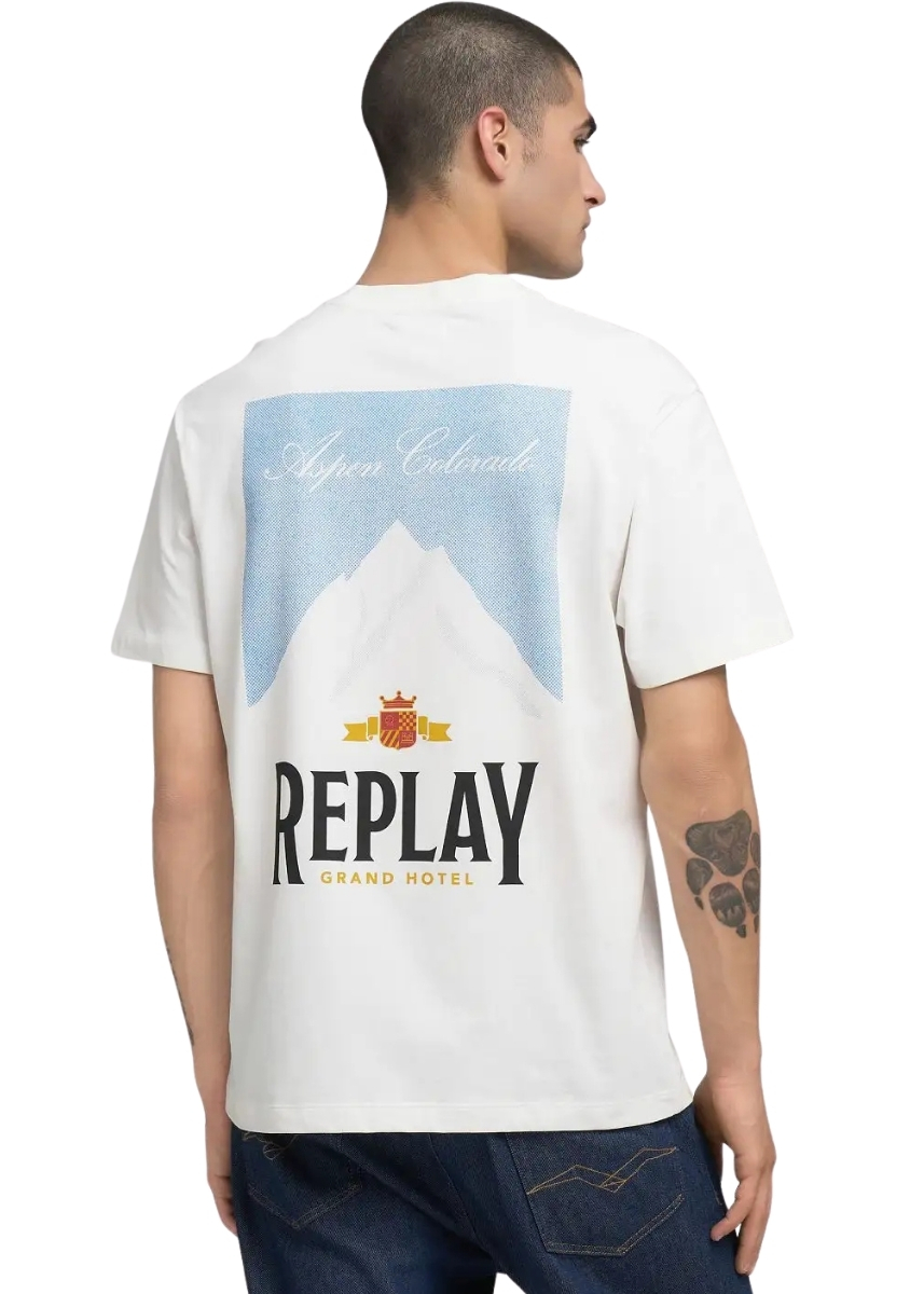 Replay T-Shirt M3279.000.23608P.011 - White