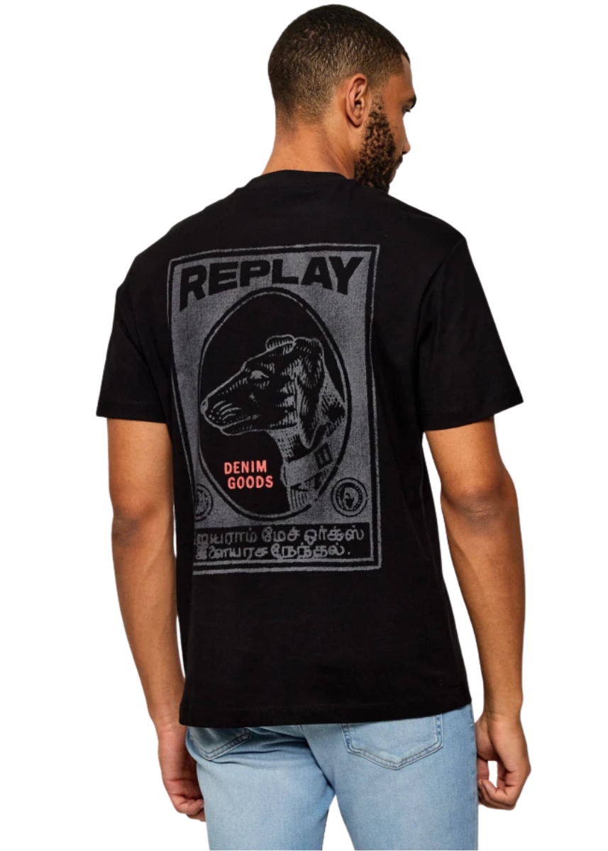 Replay T-Shirt M3282.000.23608P.098 - Black