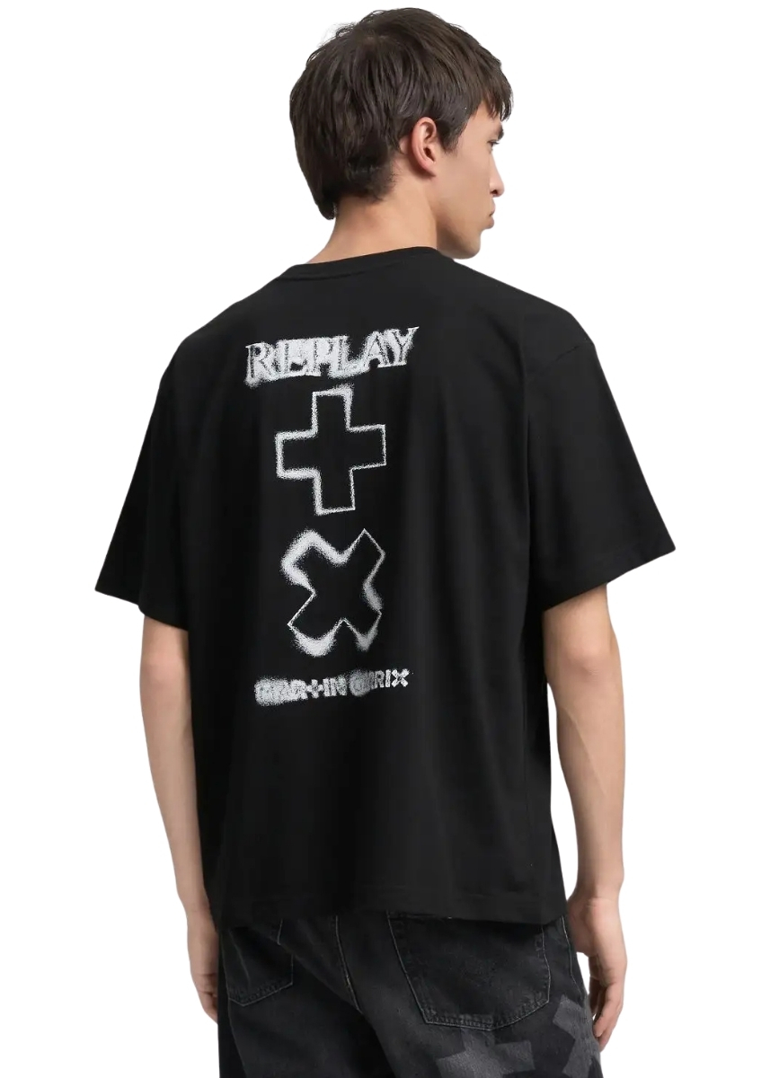 Replay X Martin Garrix T-Shirt MMG363.000.23454.098 - Black