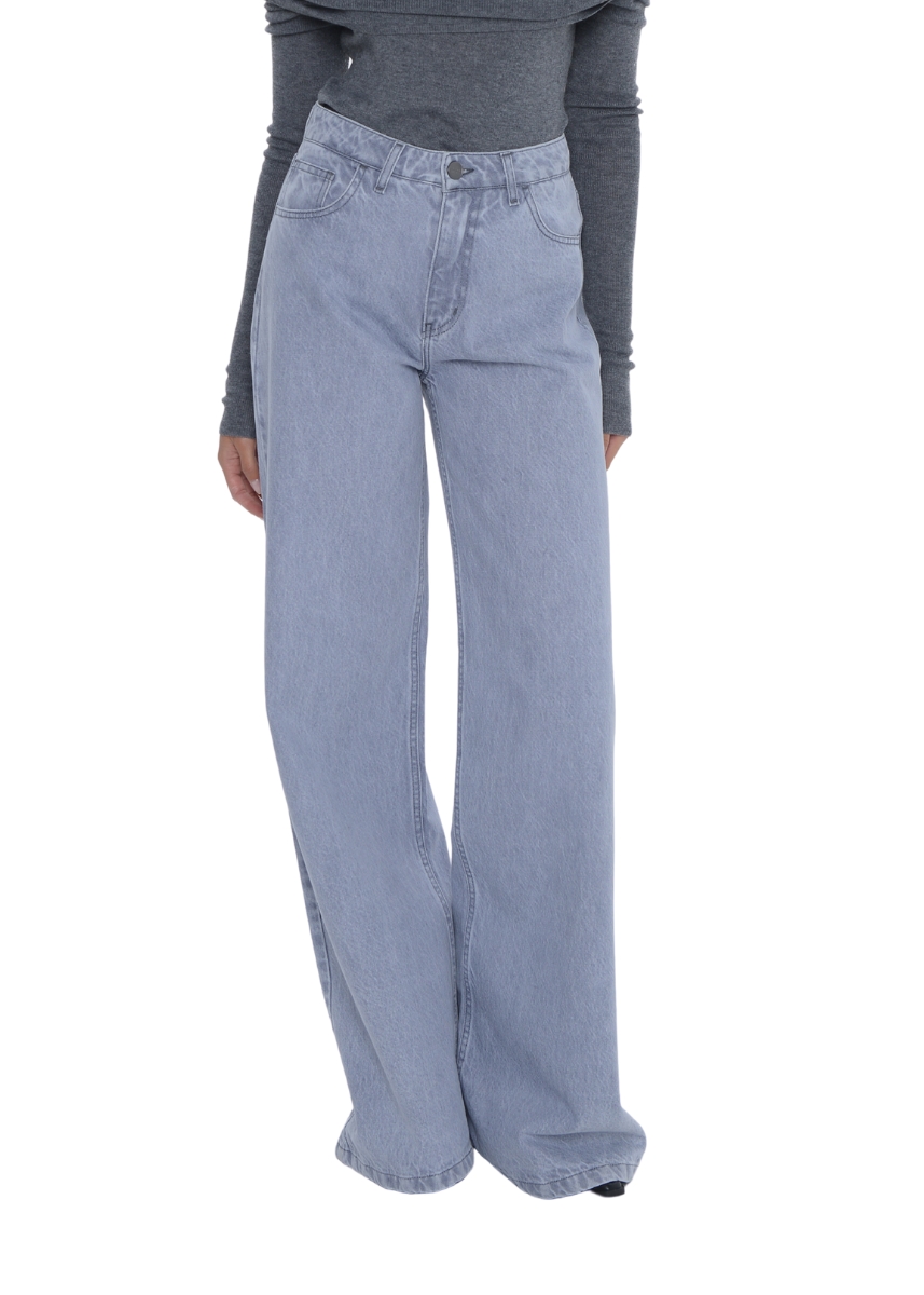 Sac & Co Belen Wide Leg Jeans 420/25PG – Platinum Grey