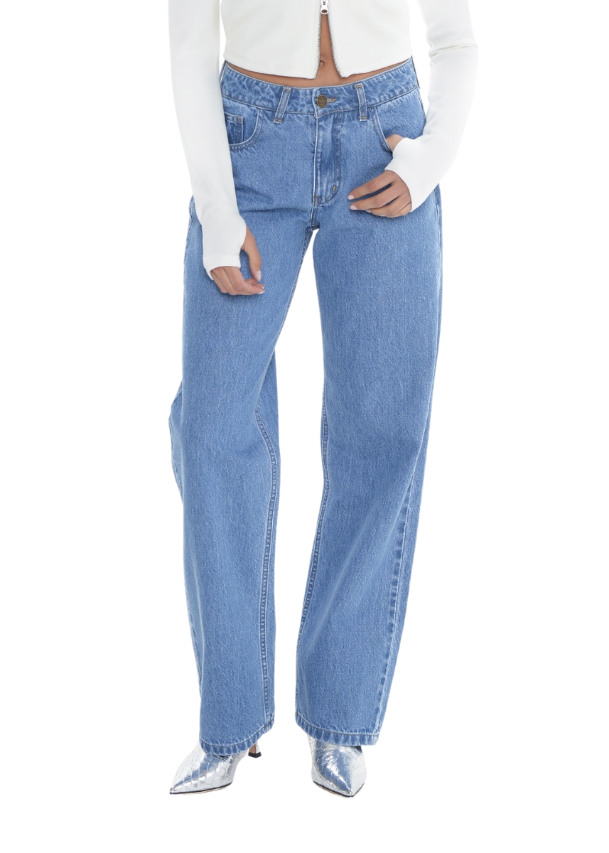 Sac & Co Siena Straight Leg Jeans 425/25MB – Mid Blue