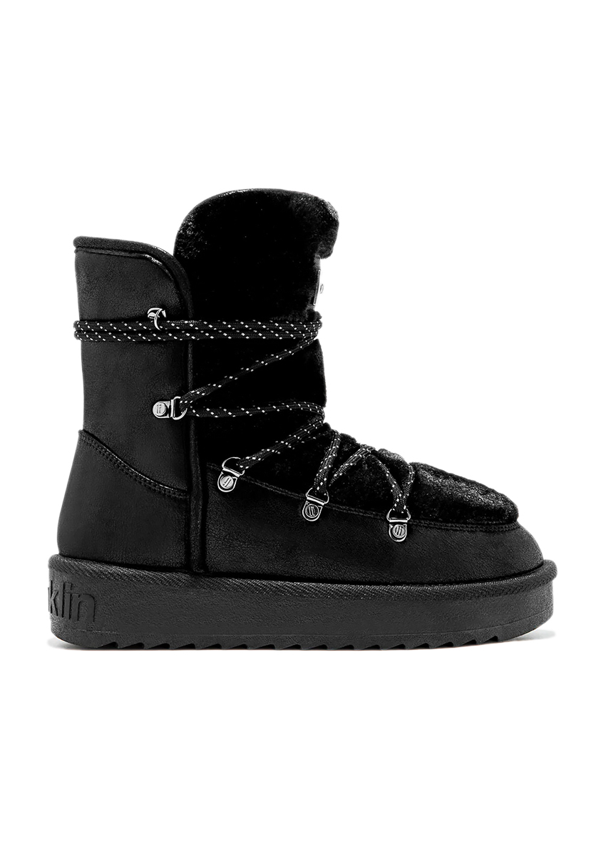 D.Franklin Nordic Fur Boots DFSH370005 – Black